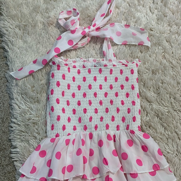 DO+BE Pink polka dot top - Picture 2 of 3